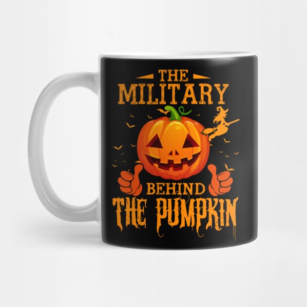 Mens The CHEF Behind The Pumpkin T shirt Funny Halloween T Shirt_MILITARY by Sinclairmccallsavd